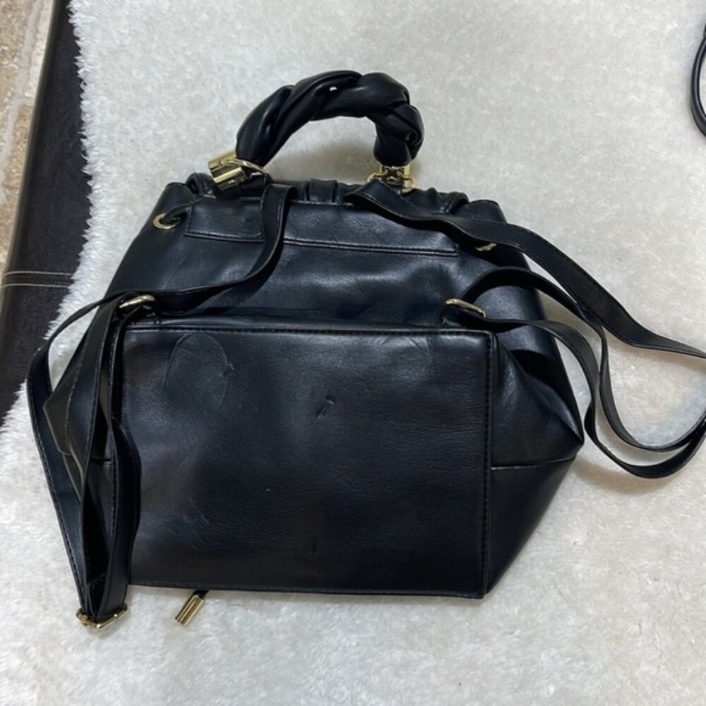 Topshop Ruched Flap Backpack - Picture 6 of 10